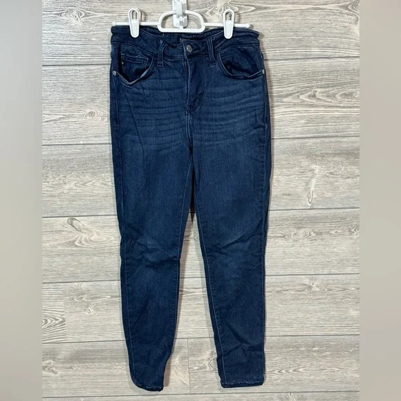 Judy Blue Dark Wash Skinny Jeans Size 5/27, Super Soft & Stretchy Denim - Picture 9 of 11